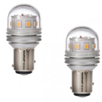 Narva LED Tail/Stop Globes (PAIR) : replaces twin filament globes (BAY15D 12v)