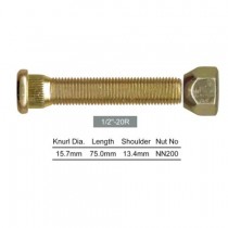 OVERLENGTH 1/2" Front Wheel Stud (right hand thread) : suit HP 330mm Disc Hubs Only