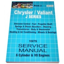 Workshop Service Manual : Valiant 1973-1975 VJ (book 2)