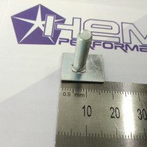 Reproduction Body & Sill Molding Clip : Bolt-on : 13mm x 17mm with OFFSET BOLT