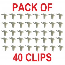 Nylon Universal Moulding Clip : Suit 3/4" To 1" moulding : BULK 40 PACK
