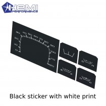 Instrument Face Restoration Decal Package : suit VF [MPH] (Black)