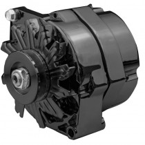 BLACK Alternator : 100 AMP : GM/Delco style (Alternator bracket kit also required with this unit)