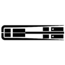 Body Stripe Mask Kit : suit Valiant Charger R/T Six Pack