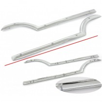 LIMITED STOCK- Interior Roof Liner to Body Chrome Molding Trim Set (at rear parcel shelf) :  suit VH/VJ/VK/CL Charger