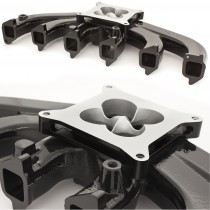 HP Cast 4 Barrel Inlet/Intake Manifold : suit Hemi 6 (square-bore bolt pattern)