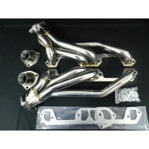 Block Hugger Headers : Clippster style : Stainless Steel : suit Custom Small Block Applications
