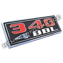 Reproduction "340 4BBL" Badge