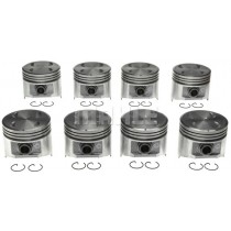 Mahle/Clevite Cast Alloy Hypereutectic Flat-Top Piston Set : suit Small Block 318ci (.030" / 3.940")