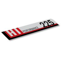 "Hi-Performance 225" Air Cleaner Decal : Slant 6 225ci 2-Barrel