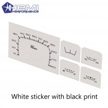 Instrument Face Restoration Decal Package : suit VF Pacer [MPH] (White)