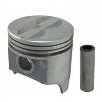 Hypereutectic Cast Flat Top Piston Set : 0.040" 340 sml block