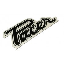"Pacer" Deck Lid Decal : VG Pacer Sedan (Original Part #4940Gw1-White)