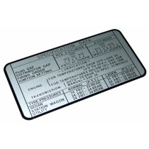 Specifications Data Decal : suit early VG