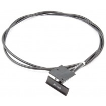 Reproduction Bonnet Release Cable : suit VK/CL/CM (plastic bracket, rectangle knob) : 1/2 meter overlength