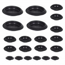 Plastic Floor Plug Set : Suit VF-VG Hardtop