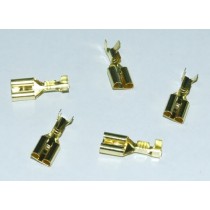 Female Spade Terminal Set (5x) : 14-12 Gauge
