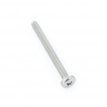 Machine Screw : BSW 3/16 x 2", Imperial, Pan Head Phillips, Stainless Steel