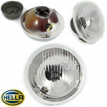 HELLA Halogen Headlight : H4 (5-3/4" / 146mm)