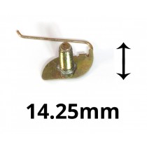 Universal Body & Sill Mold Clip (w/ spring-loaded arm) : Bolt on : 14.25mm - 15.35mm