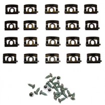 Windscreen Reveal Molding Clip Set : 1968-70 B-body (except Charger) (rear)