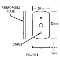 Seat Belt Mount Anchor Reinforcing Plate