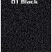 Molded Interior Cabin Carpet : 4 SPEED : BLACK LOOP 80% Rayon / 20% Nylon : suit 1970 Plymouth Cuda