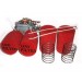 Red Velocity Stack Ram Tube Foam Filter Socks: 65mm ID : suits Weber / Dellorto / Solex /SU