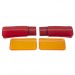 Reproduction Rear Stop & Indicator Lens SET  : suit VH/VJ Charger & VJ Sedan (HP's New Mold-Injected Lens Range)