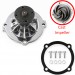 Mr Gasket Aluminium Water Pump (4 bolt) : Finish : Polished : Suit Big Block 361/383/400/426/440ci