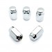 Chrome Standard Wheel Nut : 1/2" : Right hand thread