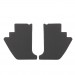Front Kick Panel PAIR : BLACK Vinyl : AP5/AP6/VC