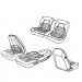Seat Skin Trim Kit : VH/VJ Charger R/T & 770 : Black : ( Trim code X1 - Highback Tilt forward & Reclining Front Bucket, Rear Bench)