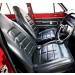 FRONT ONLY: Seat Skin Trim Kit  : VF sedan "Pacer" : X1 Black : (Reclining Front Bucket, Rear Bench)