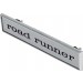 Road Runner Emblem Assembly; with Aluminium Insert; For Dash / Door / Trunk  :  1968-69 Plymouth Roadrunner