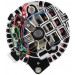Alternator : 95 AMP : Chrysler Fitment : Chrome : Powermaster (Dual V-Pulley)