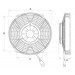 16" 12V Electric Thermo Fan : PULLER : Standard 93mm : 2160CFM (suits PWR radiators with mounting tags)