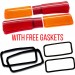 BONUS GASKETS - Reproduction Rear Stop & Indicator Lens SET  : suit VH/VJ Charger & VJ Sedan (HP's New Mold-Injected Lens Range