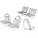 Seat Skin Trim Kit : T1 - TAN : VH Charger - Forward Tilt  & Reclining Front Bucket, Rear Bench)