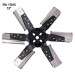 Derale 19" Heavy Duty Steel Fan Blades : suit Thermal Clutch