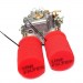 Red Velocity Stack Ram Tube Foam Filter Socks: 65mm ID : suits Weber / Dellorto / Solex /SU