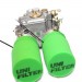 Green Velocity Stack Ram Tube Foam Filter Socks: 65mm ID : suits Weber / Dellorto / Solex /SU