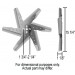 Derale 15" High Performance Low Profile Stainless Steel Flex Fan Blades