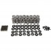 Performance Springs - Single PAC Dual Valve Spring Kit : Hydraulic Roller Camshaft : 145 lb closed @ 1.80"  : 11/32 valve stem : Suits Chrysler Small block 327/318/340/360 with Edelbrock/Aftermarket AValve Spring with damper : 110 lb closed @ 1.70 : Suit 