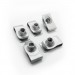Reproduction "J" Nut : 1/4"