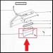 Wire Retainer Clip : License Plate " Number Plate":VE/VF/VG/VH/VJ/VK/CL/CM