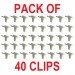 Nylon Universal Moulding Clip : Suit 3/4" To 1" moulding : BULK 40 PACK
