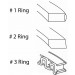 Black Cast Piston Ring Set : suit Small Block 318ci (.030" / 3.940")