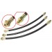 Brake Flex Hose Package (front & rear) : suit RV1-VG drums & VJ-CL discs