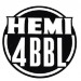 "Hemi 4-BBL" Decklid Decal : suit VG Pacer E34